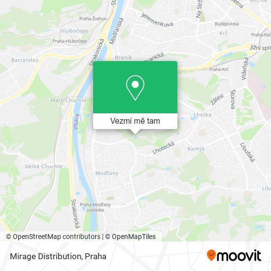 Mirage Distribution mapa