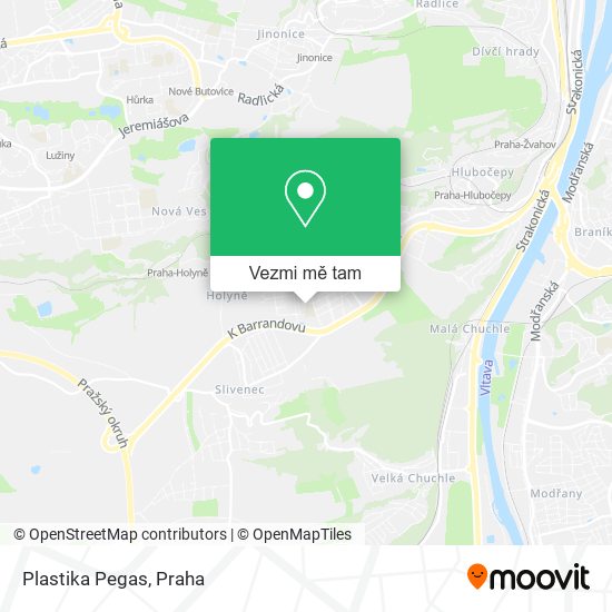 Plastika Pegas mapa