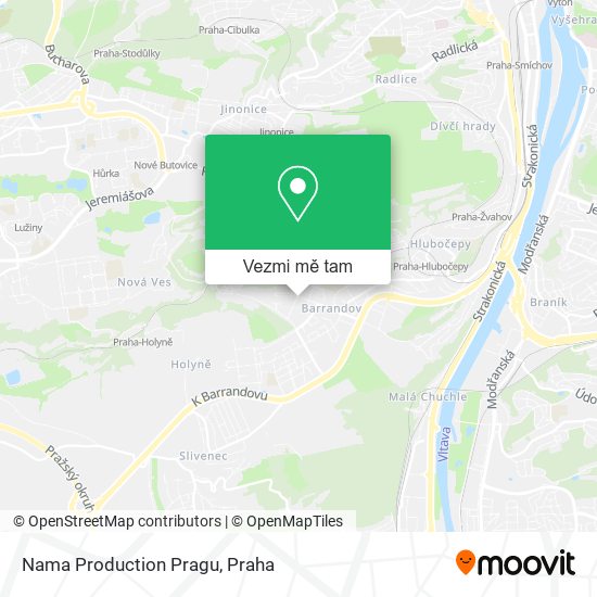 Nama Production Pragu mapa