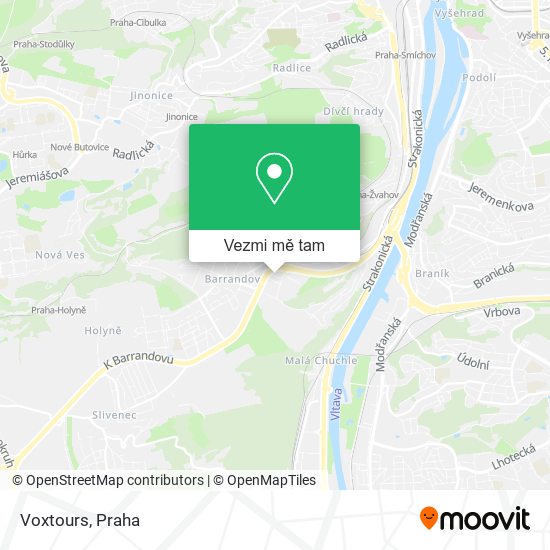 Voxtours mapa