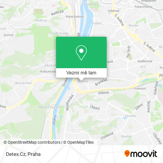 Detex.Cz mapa