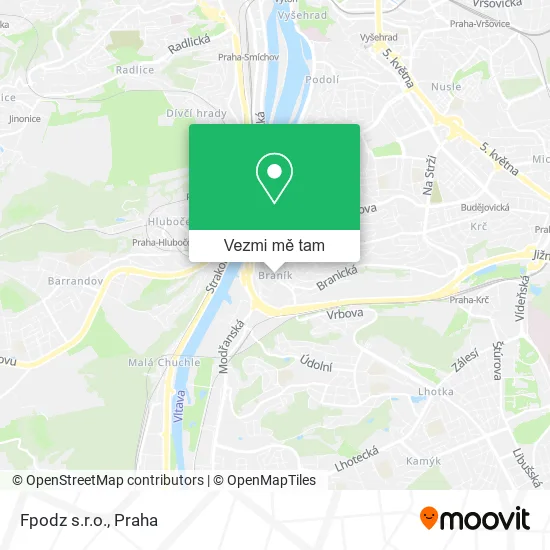 Fpodz s.r.o. mapa