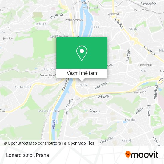 Lonaro s.r.o. mapa