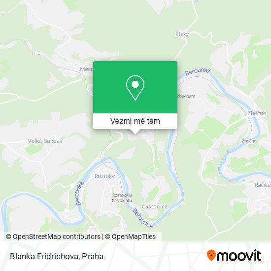 Blanka Fridrichova mapa