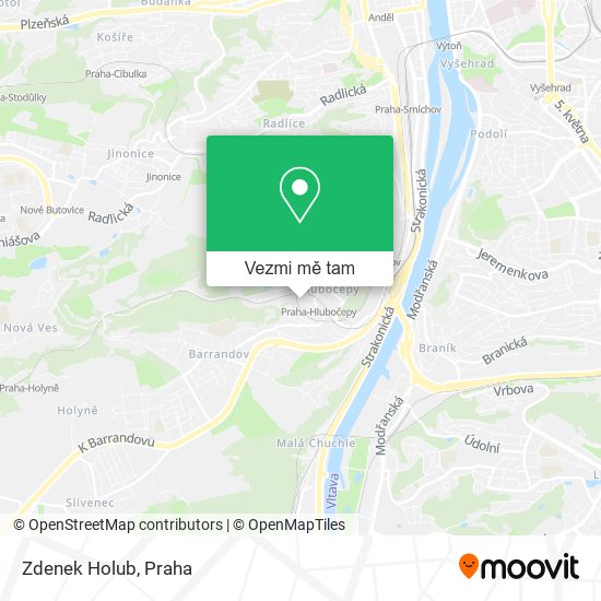 Zdenek Holub mapa