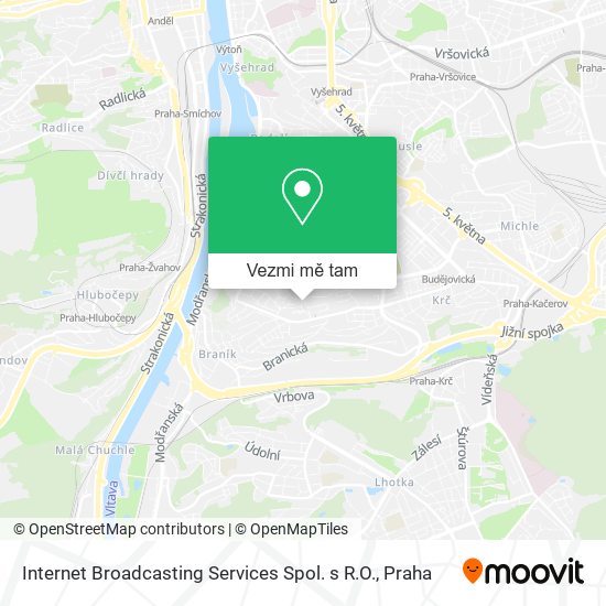 Internet Broadcasting Services Spol. s R.O. mapa