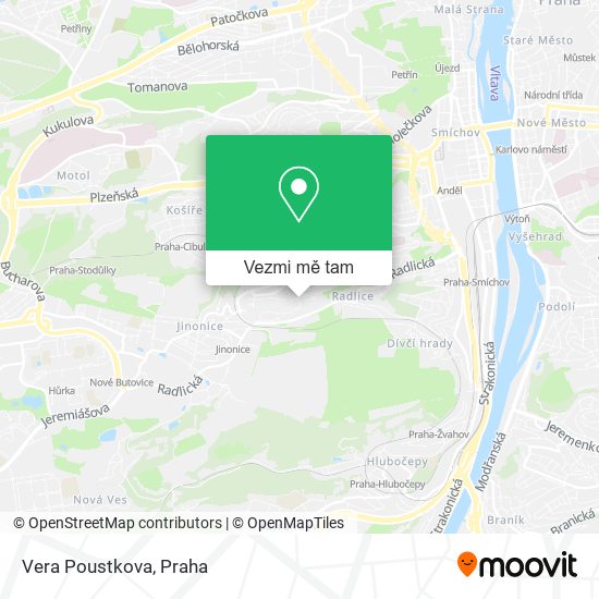 Vera Poustkova mapa