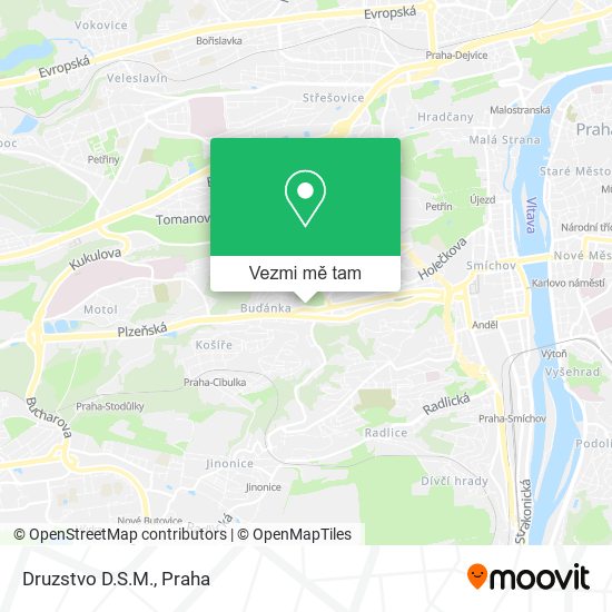 Druzstvo D.S.M. mapa