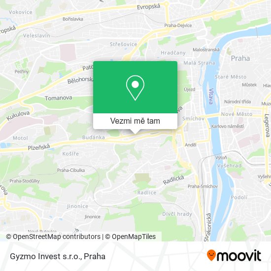 Gyzmo Invest s.r.o. mapa