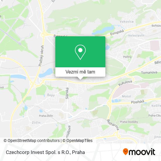Czechcorp Invest Spol. s R.O. mapa