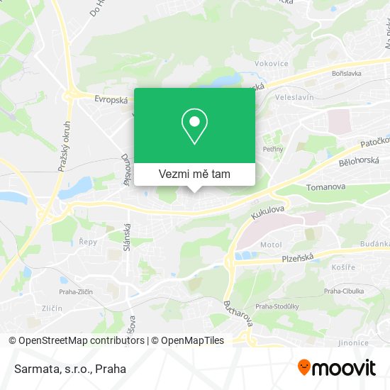 Sarmata, s.r.o. mapa