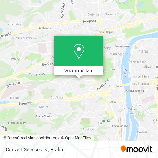 Convert Service a.s. mapa
