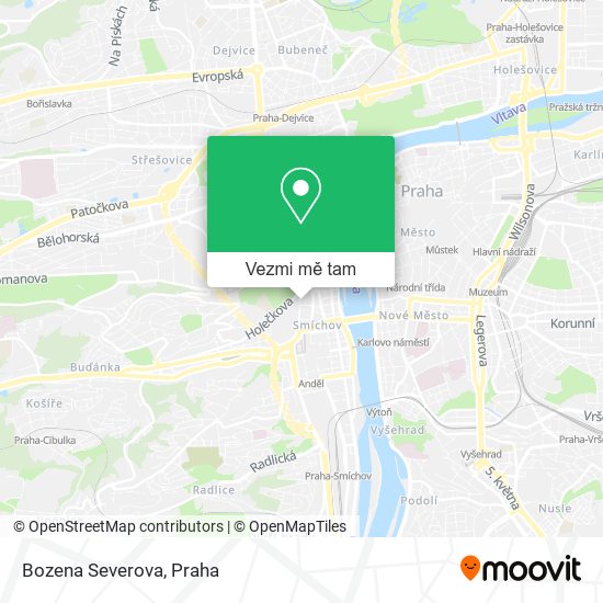 Bozena Severova mapa