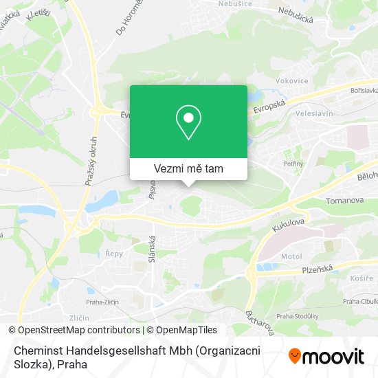Cheminst Handelsgesellshaft Mbh (Organizacni Slozka) mapa