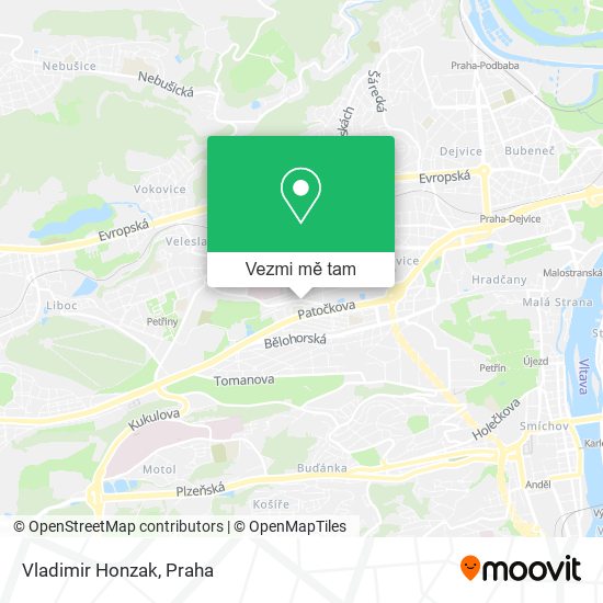 Vladimir Honzak mapa