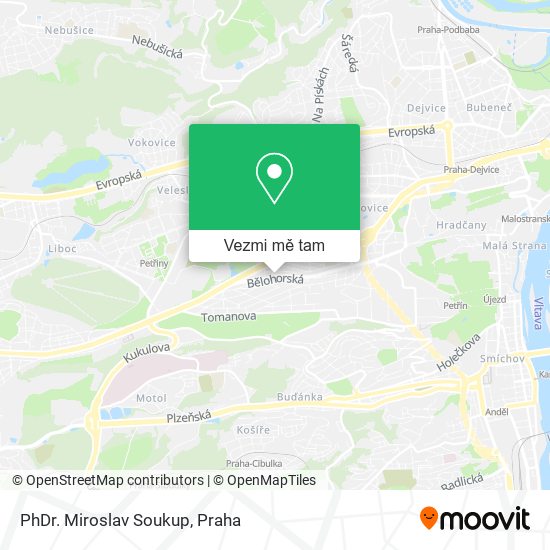PhDr. Miroslav Soukup mapa