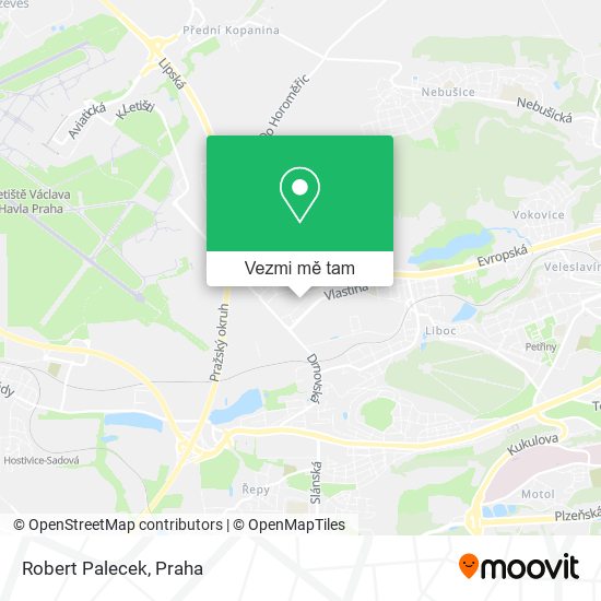 Robert Palecek mapa