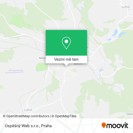 Úspěšný Web s.r.o. mapa