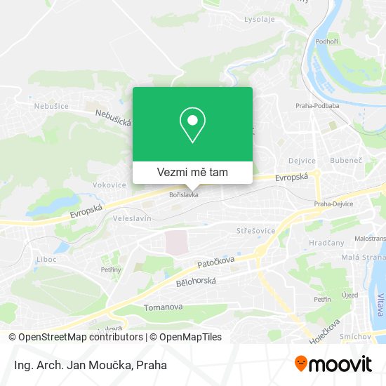 Ing. Arch. Jan Moučka mapa