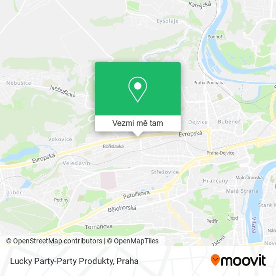 Lucky Party-Party Produkty mapa