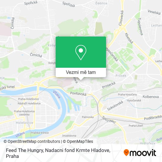 Feed The Hungry, Nadacni fond Krmte Hladove mapa