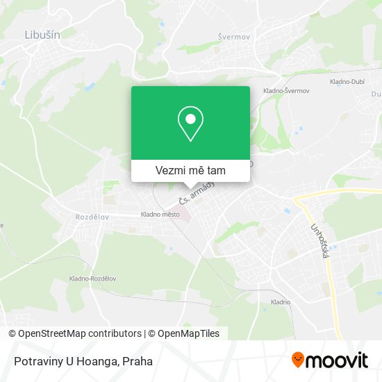 Potraviny U Hoanga mapa