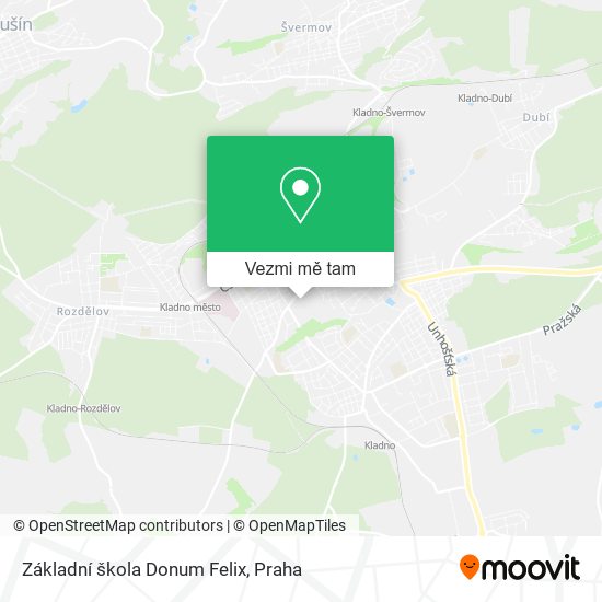 Základní škola Donum Felix mapa