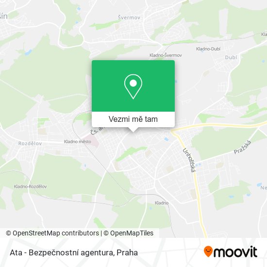 Ata - Bezpečnostní agentura mapa