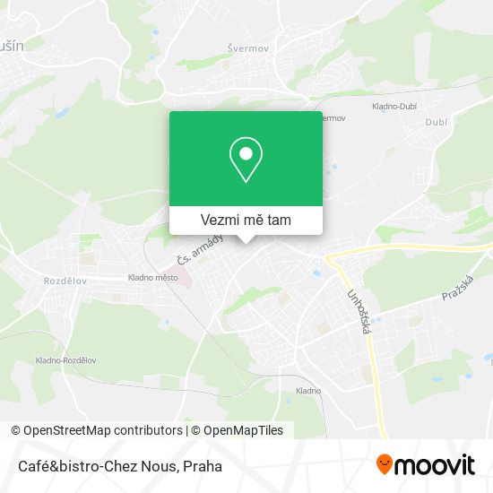 Café&bistro-Chez Nous mapa