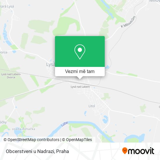 Obcerstveni u Nadrazi mapa