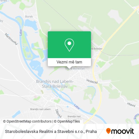 Staroboleslavska Realitni a Stavebni s.r.o. mapa