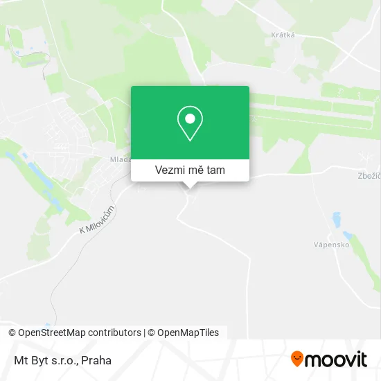 Mt Byt s.r.o. mapa