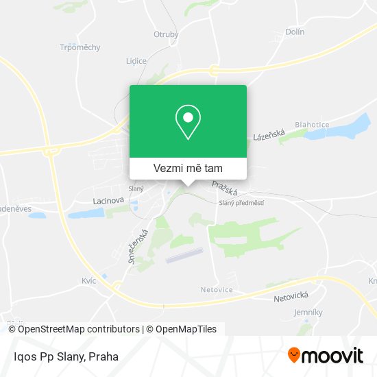 Iqos Pp Slany mapa