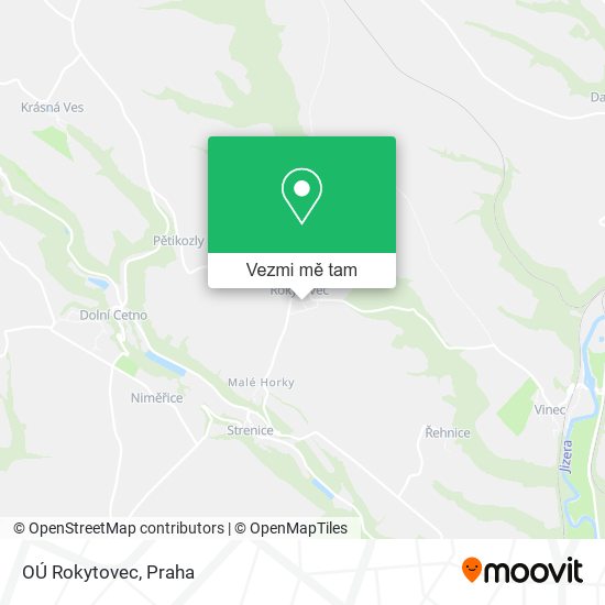 OÚ Rokytovec mapa