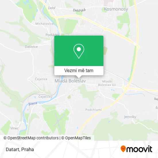Datart mapa