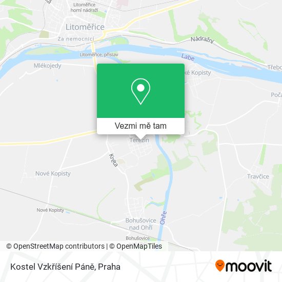 Kostel Vzkříšení Páně mapa