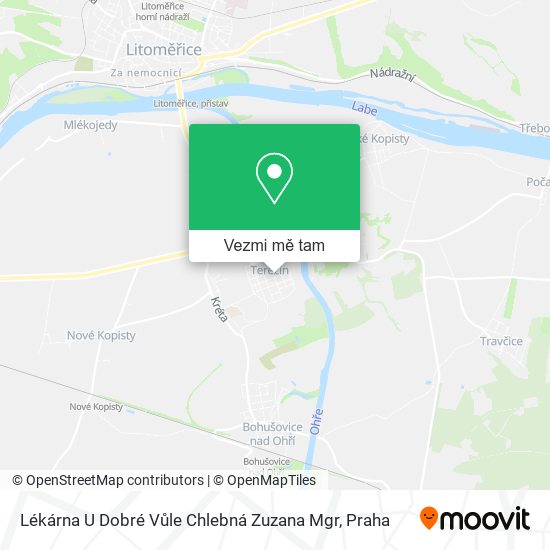 Lékárna U Dobré Vůle Chlebná Zuzana Mgr mapa