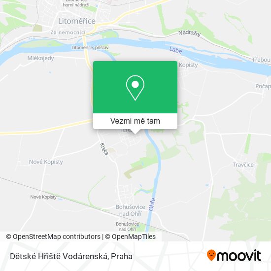 Dětské Hřiště Vodárenská mapa