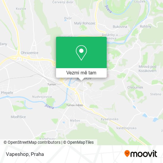 Vapeshop mapa