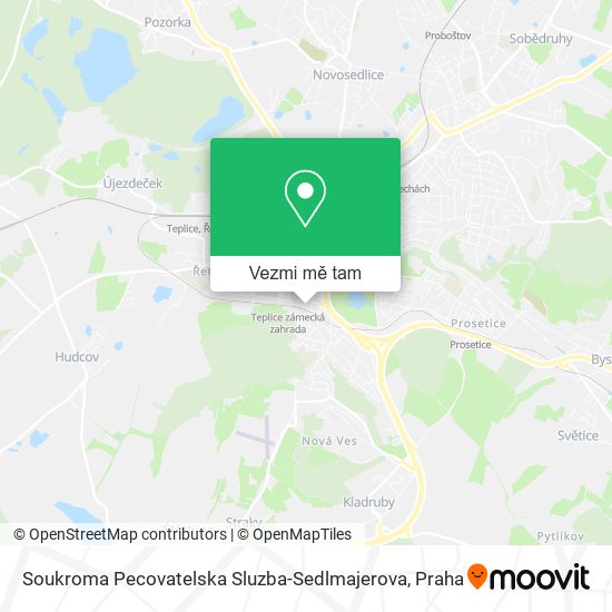 Soukroma Pecovatelska Sluzba-Sedlmajerova mapa