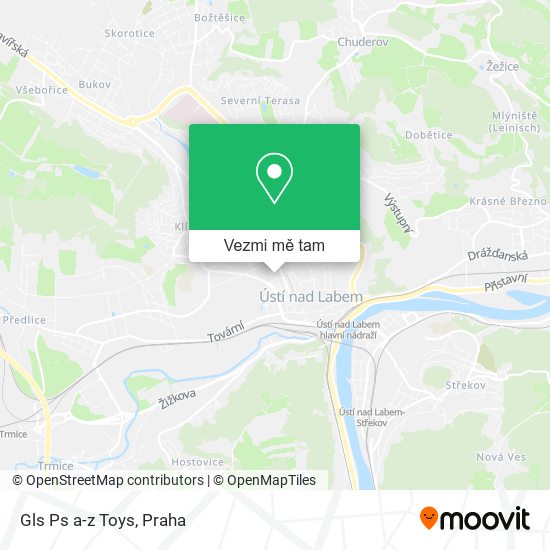 Gls Ps a-z Toys mapa