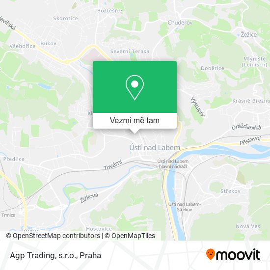Agp Trading, s.r.o. mapa