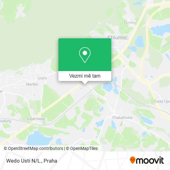 Wedo Usti N/L. mapa