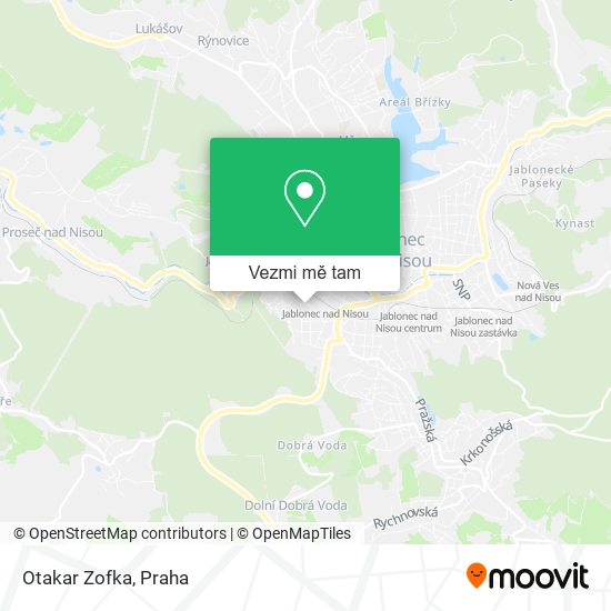 Otakar Zofka mapa