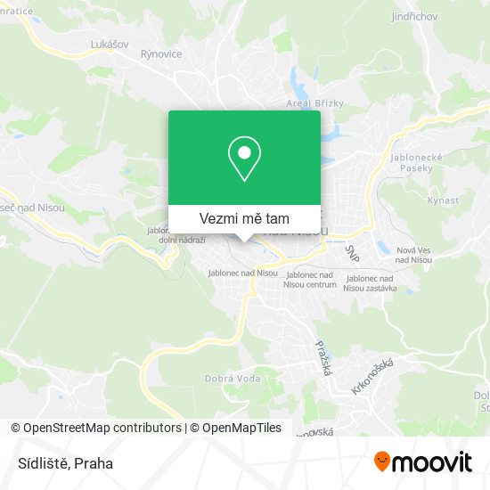 Sídliště mapa