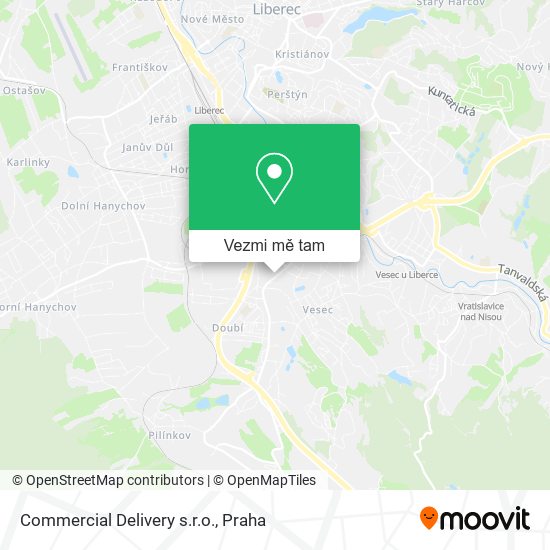 Commercial Delivery s.r.o. mapa