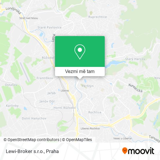 Lewi-Broker s.r.o. mapa