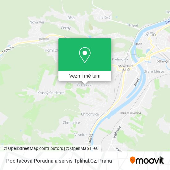 Počítačová Poradna a servis Tplihal.Cz mapa