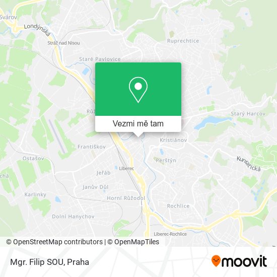 Mgr. Filip SOU mapa