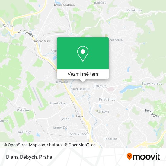 Diana Debych mapa